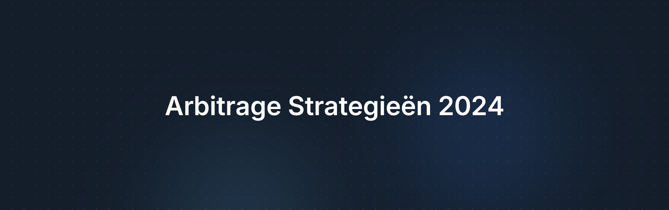 Omslagafbeelding voor De Beste Arbitrage Betting Strategieën voor 2024