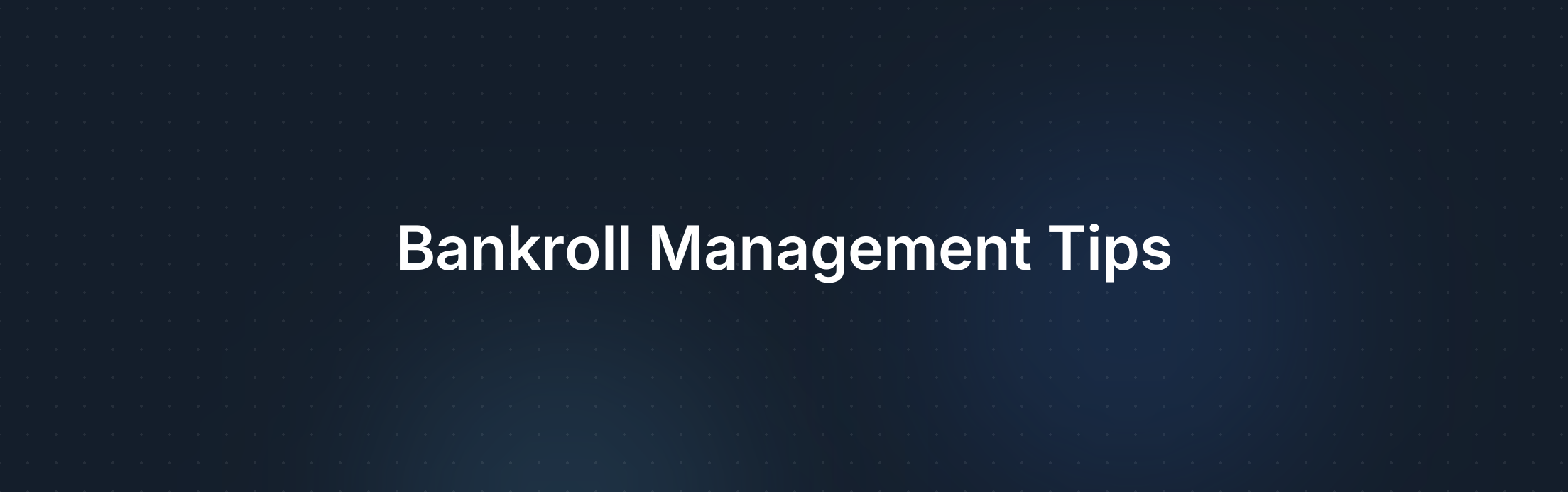 Omslagafbeelding voor De Ultieme Gids voor Bankroll Management in Arbitrage Betting