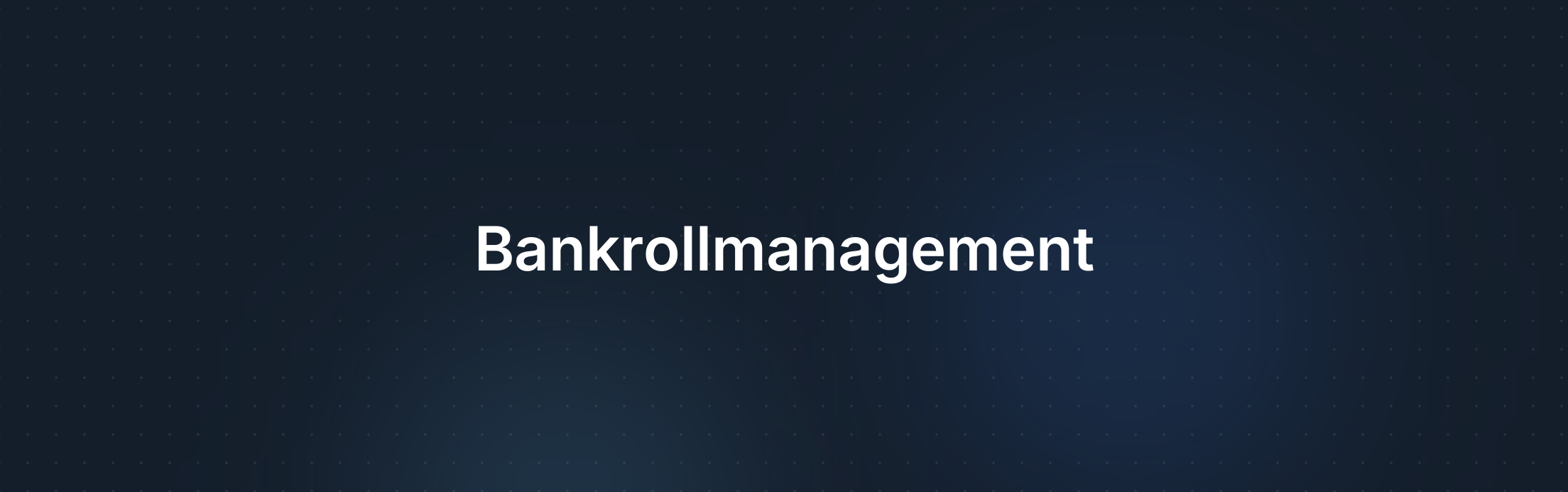 Omslagafbeelding voor Bankrollmanagement voor arbitrage wedden: zo structureer je je kapitaal