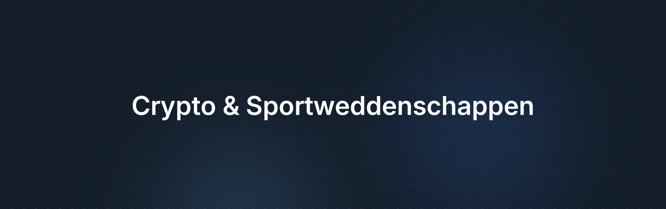 De Integratie van Cryptocurrency in Sportweddenschappen: Voordelen, Risico's en Tips voor Arbitrage Bettors