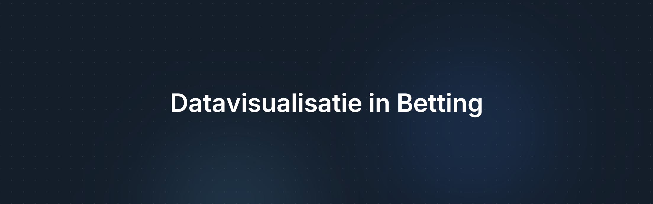 Datavisualisatie in Arbitrage Betting: Tools en Voorbeelden voor Slimme Beslissingen
