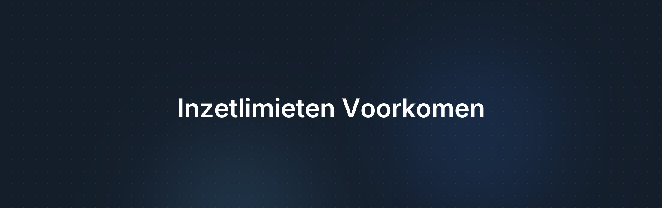 Inzetlimieten bij Arbitrage / Surebet Wedden: Voorkomen en Oplossen