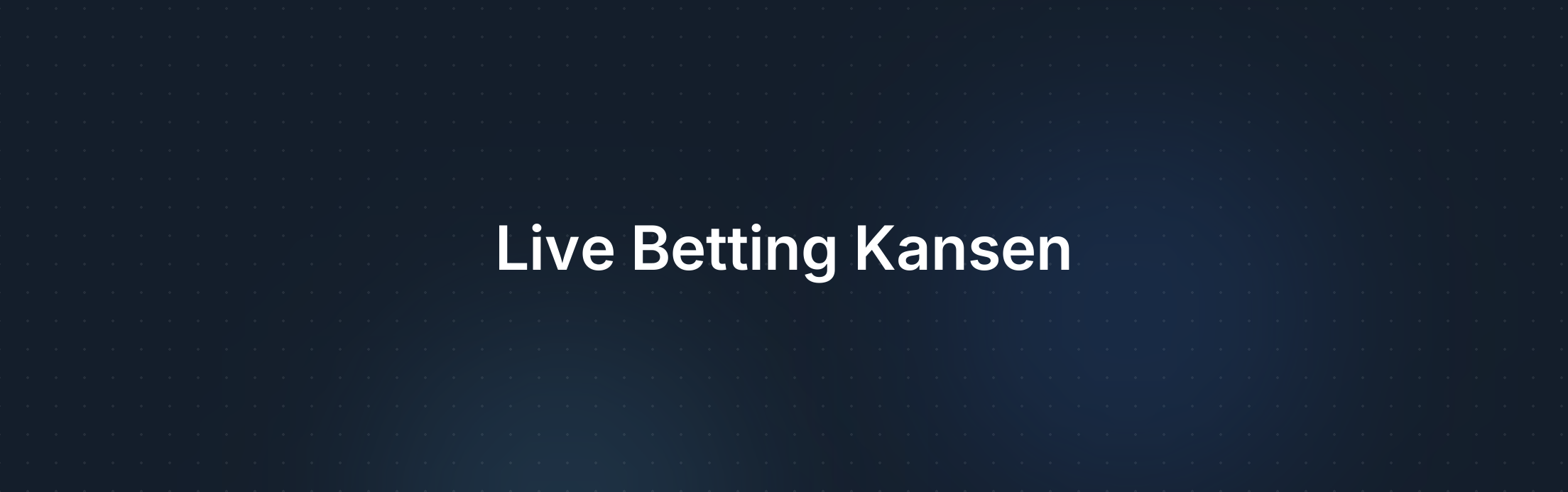De Groei van Live Betting en Arbitrage Kansen