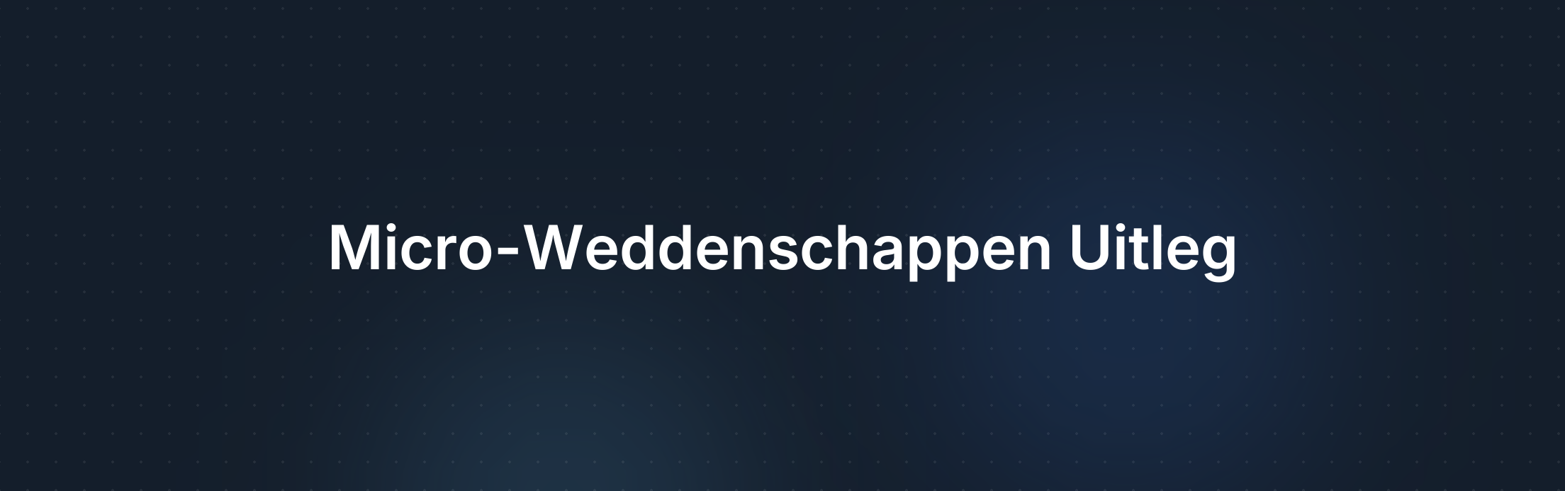 De Opkomst van Micro-Weddenschappen: Nieuwe Mogelijkheden voor Arbitrage Betting