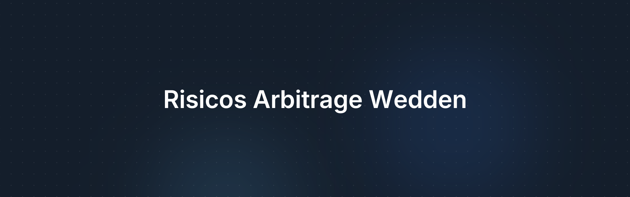 Omslagafbeelding voor Risico’s van arbitrage wedden (surebetten) en hoe je ze minimaliseert