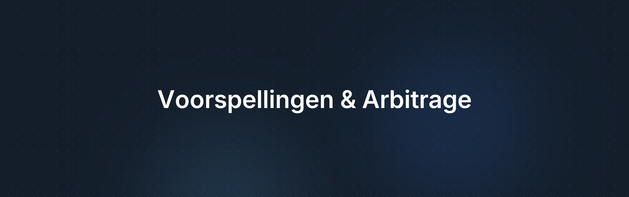 Voorspellingen en Arbitrage: Kansen Optimaliseren in Sportweddenschappen