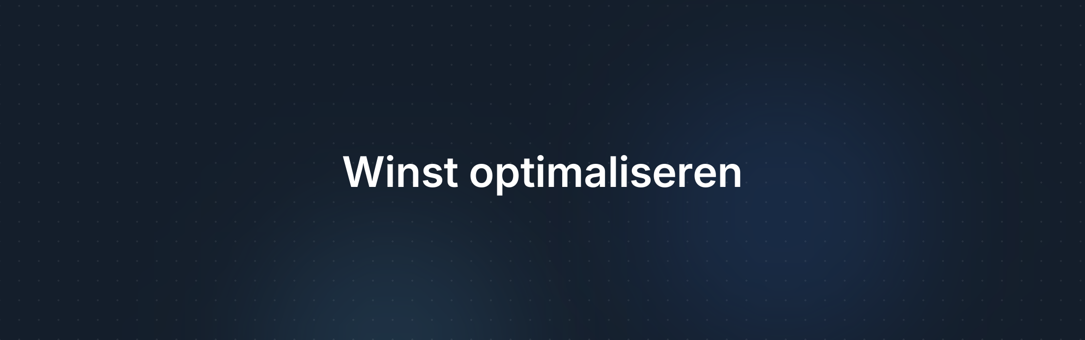 Omslagafbeelding voor Wat betekent 'Winst optimaliseren' bij arbitrage in BetSync?
